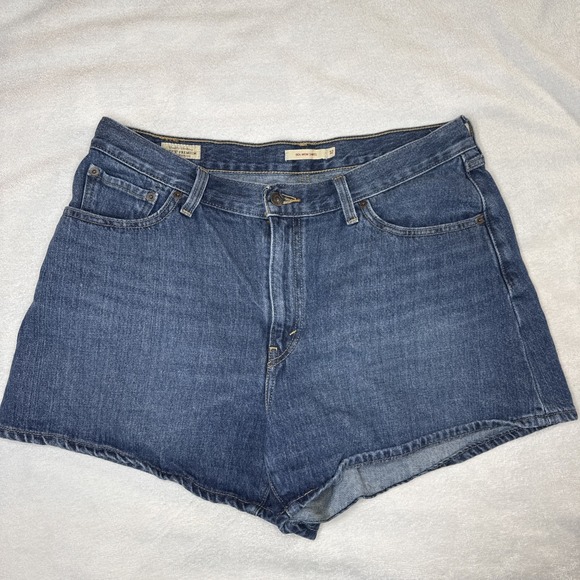 Levi's Other - Levi's Premium 80s Mom Shorts Women's Size 32 | Dark Wash High Rise Denim | Y2K